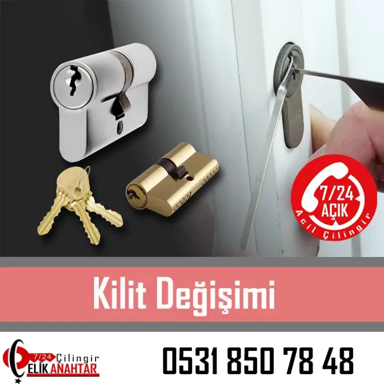 kilit değişimi çelik anahtar